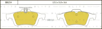 К-т дисков. тормоз. колодок Blitz арт. BB0254