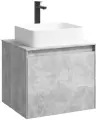 Тумба под раковину 60 см, бетон светлый, Aqwella Mobi MOB0106BS