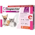 Inspector mini капли для собак и кошек 0,4 мл 3 шт. в уп. 3 шт. 1 шт. 0.4 мл 50 г Мали