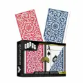 Игральные карты пластиковые Copag Elite бридж размер jumbo индекс красный/синий