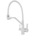 Смеситель для кухни (мойки) Rose R558 белый