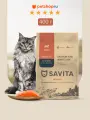 SAVITA Беззерновой сухой корм для кошек с лососем и белой рыбой, GRAIN FREE ADULT, Salmon & White Fish, 0,4 кг