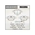 Колодки Дисковые Передние! С Антискрип. Пластинами Audi A4/A5 1.8Tfsi-3.2Fsi/2.7Tdi 07> Masuma арт. MS-E0020