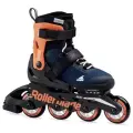 Детские ролики Rollerblade Microblade - 2022 Midnight Blue/Warm Orange р. 36.5-40.5