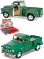 Металлическая машинка 1:32 1955 Chevy Stepside Pick-up (Матовый) KT5330MD, инерционная / Зеленый