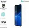 Защитная бронированная пленка на экран и корпус Realme X2 Pro (Глянцевая)