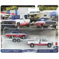 Машинка HOT WHEELS TEAM TRANSPORT 1/64 63 Chevy Nova & 88 Chevy Silverado 3500