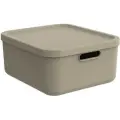 Короб Rotho органайзер Albula Light для хранения вещей, с крышкой , капучино, 20 л (1055707422)