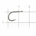Крючки одинарные карповые Owner C-5 (53265) Carp Iseama w/eye BC №8 (12шт)