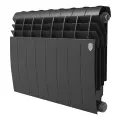 Радиатор биметаллический Royal Thermo BILINER B 350 Чёрный - 8 секц.