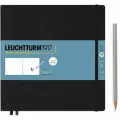 Leuchtturm 362358 Скетчбук leuchtturm1917, (22.5х22.5 см), 150 г/м2, 112 стр, без линовки, твердая обложка, черный