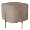 Пуфик Dream. SUPERA Luxemebel. Цвет Бежевый. Искусственная замша.