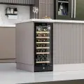 Винный шкаф Meyvel MV31BIG-KBT1, винный холодильник на 31 бутылку/ холодильник для вина встраиваемый, отдельностоящий