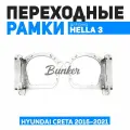 Переходные рамки для замены линз Hyundai Creta 2015-2021