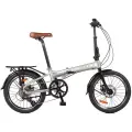 Складной велосипед SHULZ Easy Disk серебристый, колёса 20, 8 скоростей