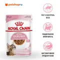 Royal Canin для стерилизованных котят (в возрасте от 6 до 12 месяцев), мелкие кусочки в соусе, Kitten Sterilised, 28шт. х 85гр.