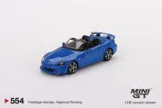 Коллекционная машинка MINI GT 1:64 Honda S2000 (AP2) CR Apex Blue