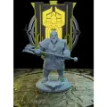 Миниатюра Фигурка RAID Shadow Legends - Gnut, Гнут 7см 1/24 (ФанАрт, Серая, предназначена для самостоятельной покраски)