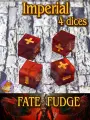 Imperial Дайсы Кубики FATE FUDGE кости судьбы ручной работы (набор 4 шт.)