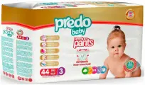 Подгузники-трусики Predo Baby № 3 (4-9 кг.) для чувствительной кожи, 44 шт