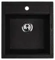 Кухонная мойка LAVA Q.1 чёрный металлик