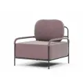 Кресло Novelti Gufo LUX Connect 65 (67х72х65 см) NoveltiRus, велюр, пыльная роза, 18 кг