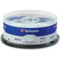 Диски чистые Verbatim Blu-ray M-DISC BDXL 100Gb 6X, Cake Box, 25 штук, branded