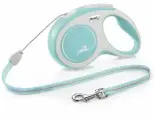 Flexi Рулетка-трос для собак до 20кг, 5м, голубая (New Comfort M Cord 5m light blue)