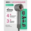 Фен для волос профессиональный Sencicimen X13 с 4 насадками, диффузором, мощный, ультралегкий с ионизацией