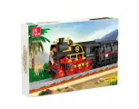 Конструктор для мальчиков Jie Star 59008 Ретро Поезд 676 деталей