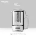 Morphyrichards Health Pot, Portable Mini Tea Maker, Water Kettle Health Cup, Small Office And Home Multi-Functional Tea Maker All-In Hot Water Kettle 0.6L MR6086 White