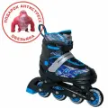 Раздвижные роликовые коньки Alpha Caprice Ck-sk-p320-33 Blue (антистресс обезьяна в подарок) размер XS (25-28)
