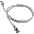 Патч-корд Lanmaster LAN-PC45 RJ-45 (m) - RJ-45 (m) CAT6a S/FTP, длина 1.5 м, 1 шт., серый