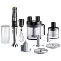 Погружной блендер Braun MQ9195XLI, черный/серебряный, 1200 Вт