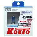 Лампа автомобильная высокотемпературная Koito Whitebeam H7 12V 55W (100W) 4200K (комплект 2 шт.) арт. P0755W