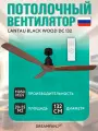 Потолочный вентилятор DREAMFAN Lantau Black Wood DC 132 (33501DC)