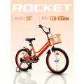 Велосипед двухколесный 20 Rocket Basic, для детей 6-8 лет, ростом от 120 до 135 см, цвет коралловый