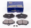 Колодки тормозные передние для Mitsubishi Carisma (1995-2006 г), Colt (с 2004 г), Volvo S40, V40 (до 2004 г) комплект 4 шт. арт SP240