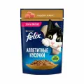 Felix Влажный корм Кусочки в желе для кошек с индейкой, 26 шт