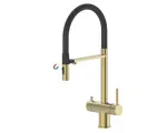Смеситель для кухни Vieir с подключением к фильтру из нержавеющего стала V15019-S матовое золото