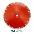 Диск алмазный по бетону железобетону (350х25.4/20 мм) сегментный KEOS