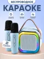 Караоке-система Menron, портативная, с Bluetooth, 2 микрофона