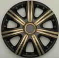 Колпаки R15 DTM Super Black GOLD STAR 4шт карбон