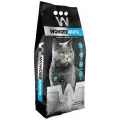Wonder White Carbon Effect наполнитель для кошачьего туалета комкующийся c активированным углем без ароматизатора 15кг