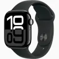 Умные часы Apple Watch S10 46mm Jet Black, Черный, Global, 2024, Размер S/M