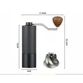 Кофемолка，кофемолка ручная，portable，One-piece molding，black，CNCSteel core