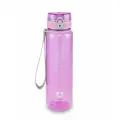 Питьевая бутылка фляга из тритана 1л, лавандовая глянцевая, с ситечком