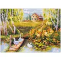 Набор для вышивания Чудесная Игла 110-331 Деревенский пруд 40*31см