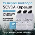 Природная минеральная вода Совда SOVDA Карелия 0,5л*12 шт, ПЭТ, негазированная