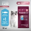 Сухой корм AWARD Special Care Sensitive Skin&Coat для взрослых кошек для здоровой кожи и шерсти с белой рыбой 10 кг